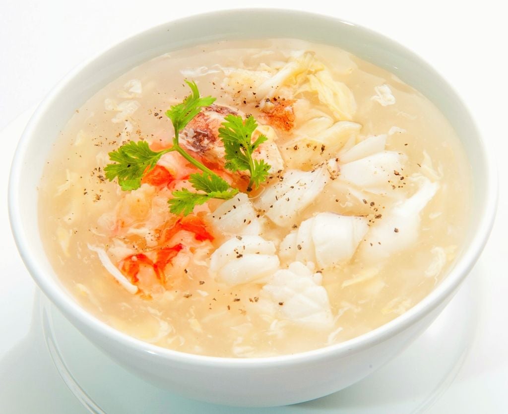 Súp Tôm Nõn Hải Sản